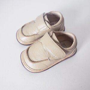Itzy Bitzy Baby Boys Shoes Size 5 Tan Beige Leather Walker Old Man Costume